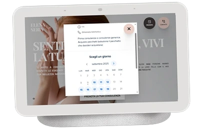 Second image of the section representing a tablet view of the project
